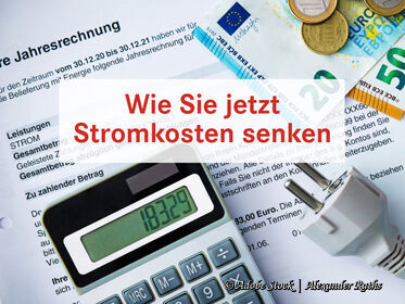 Senken Sie Stromkosten und damit Ihre Jahresabrechnung.