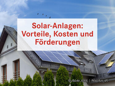 Großzügige Solaranlage auf einem Einfamilienhaus.